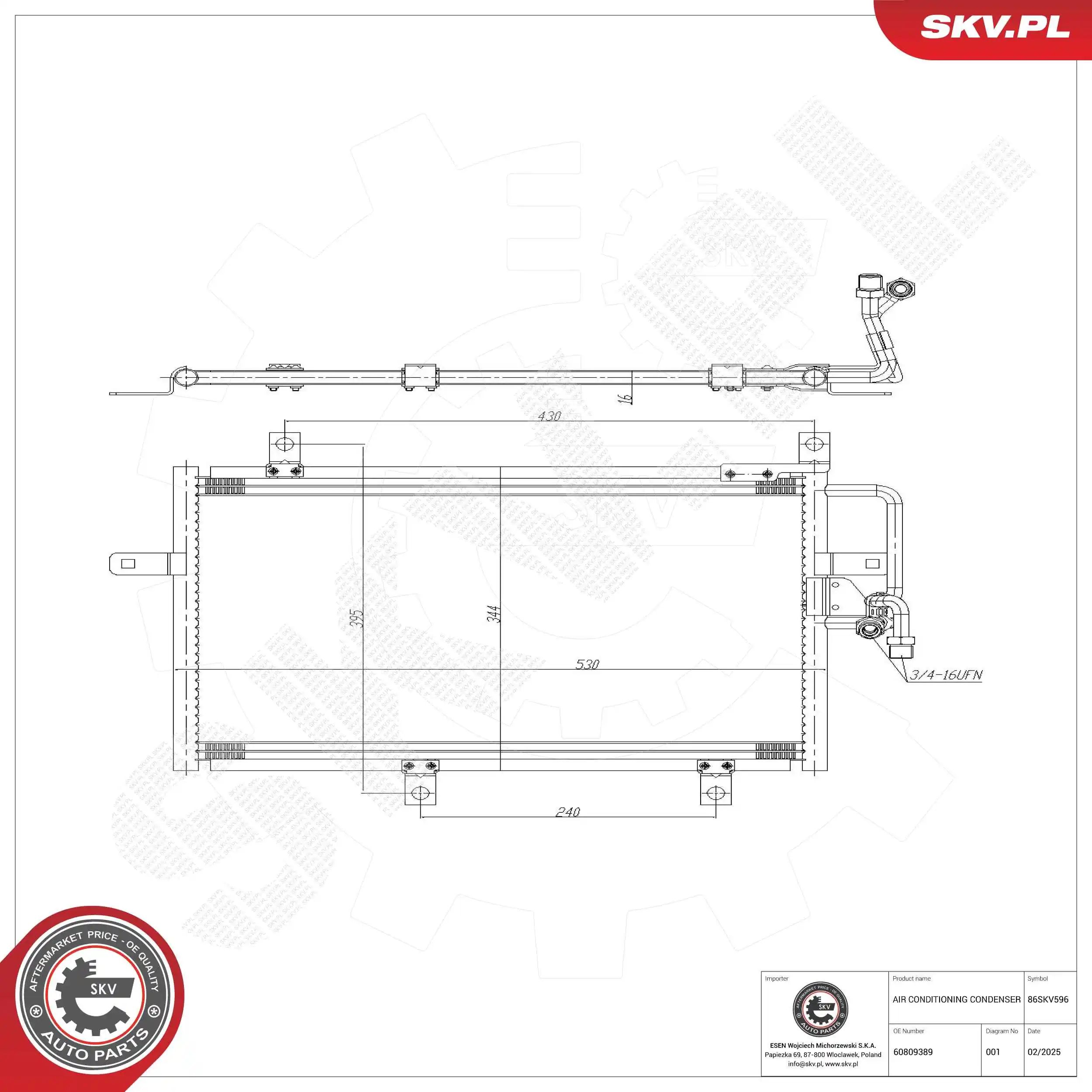 Condenser, air conditioning